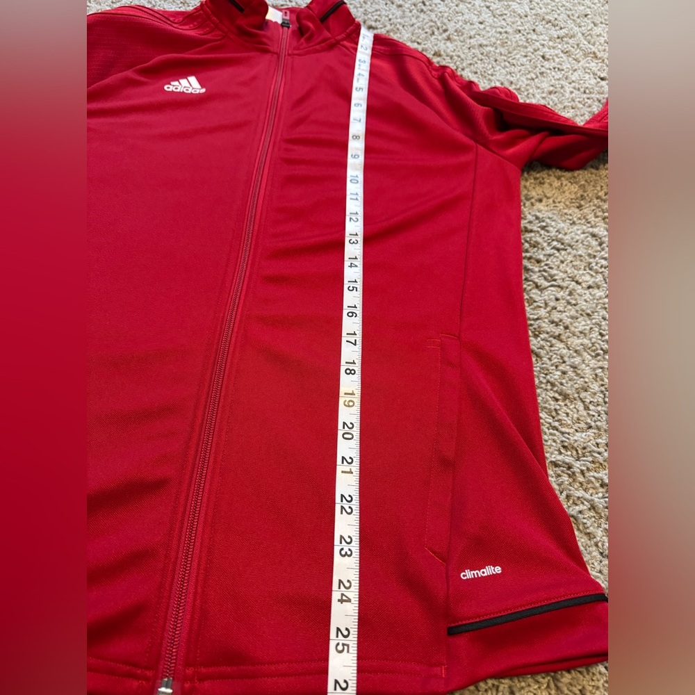 Adidas Women's Vibrant Red Jacket | Very Good Condition - Picture 10 of 10